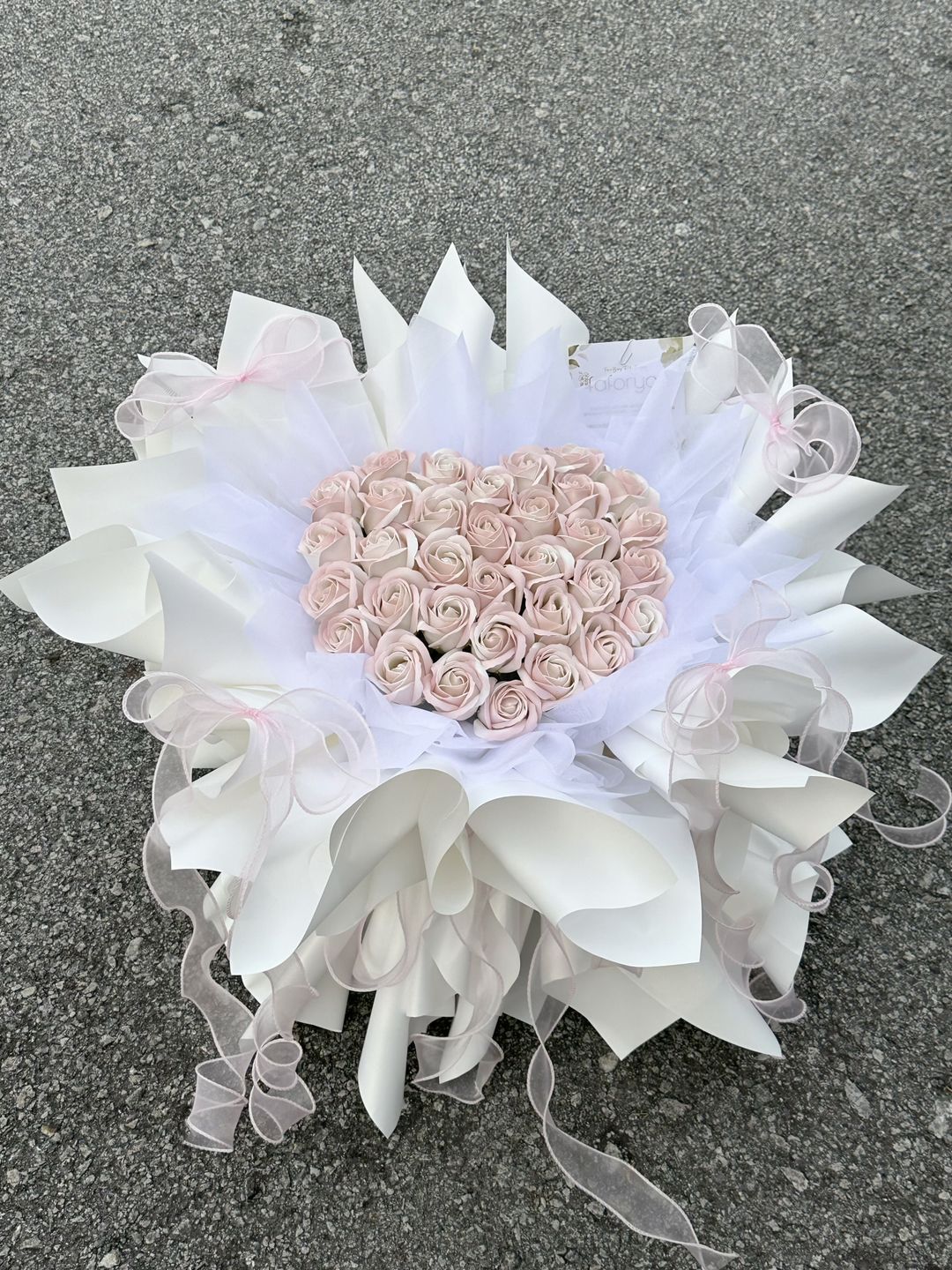 33 stalk Soap Rose Bouquet 