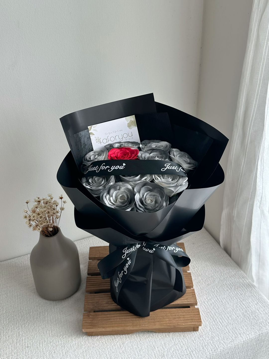 11 Stalk Awakening Soap Rose Bouquet   