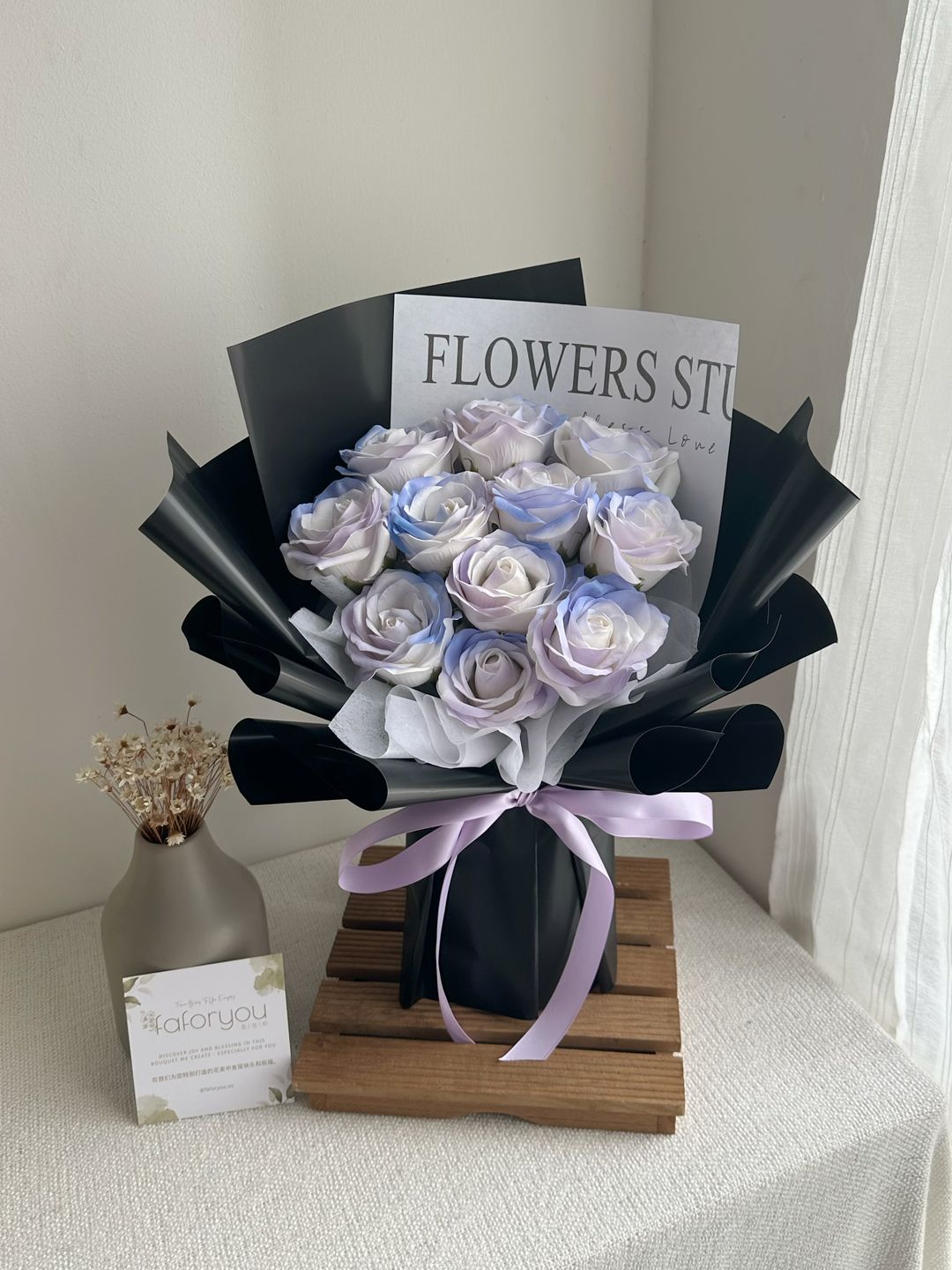 11 Stalk Soap Rose Bouquet   