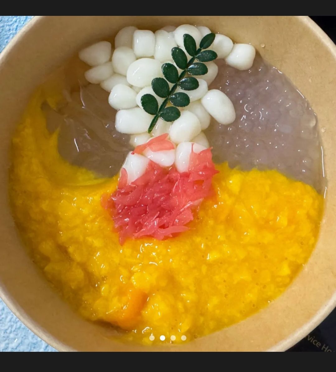 Mango Pomelo Sago Ice Jelly Glutinous Ball 杨枝甘露冰粉＋汤圆