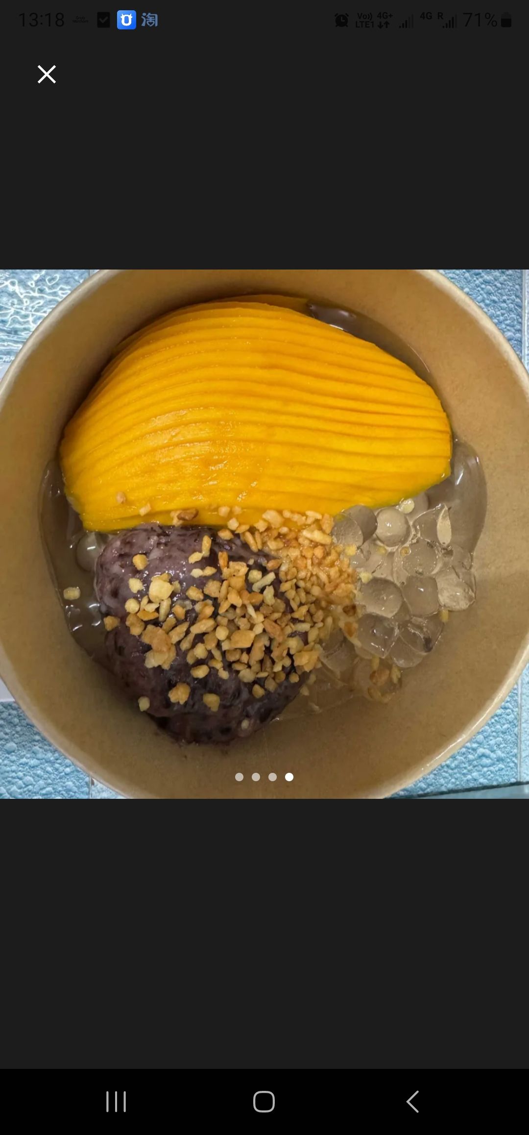 Chilled Mango Black Rice & Chilled Lychee 芒果血糯米荔枝冻