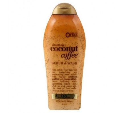 OGX Coffee Scrub and Wash, Coconut 577ml