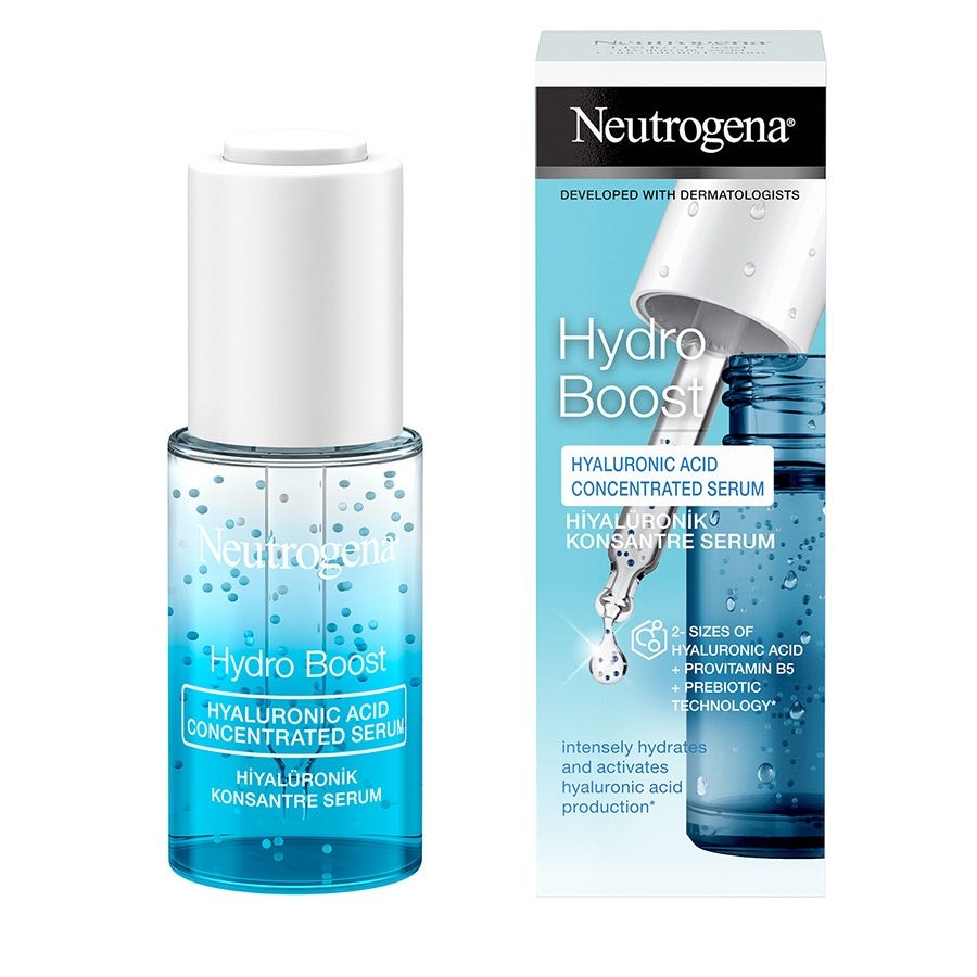 سيروم الوجه هيدرو بوست بحمض الهيالورونيك المُرطب وتركيبة خالية من الزيوت  NEUTROGENA HYALURONIC ACIDS