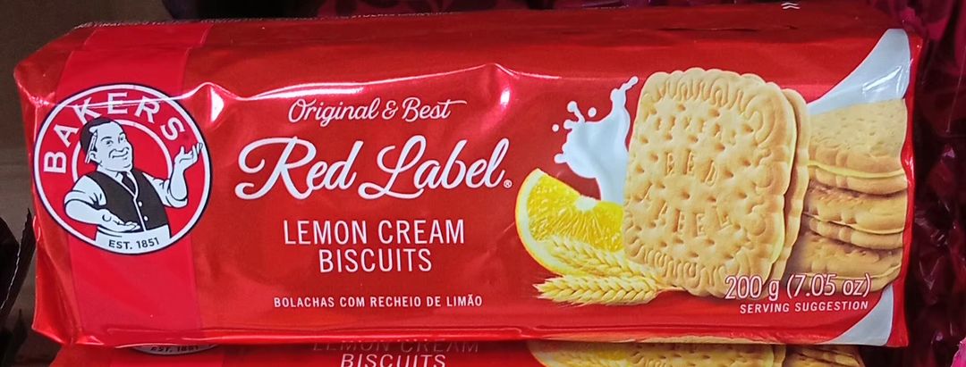 Bakers Bisc. Red Lab. Lemon 200gr