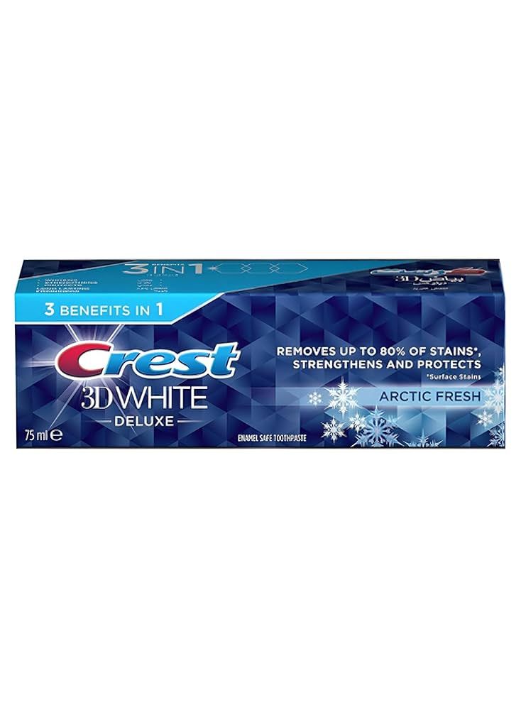 معجون كرست 3دي وايت ديلوكس انتعاش للمدخنين CREST 3D WHITE DELUXE	