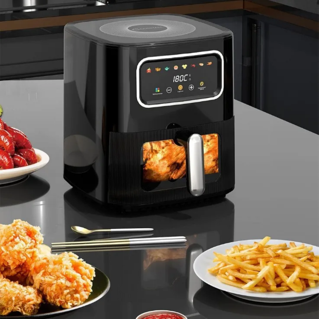 10L Cross border visible Air Fryer 