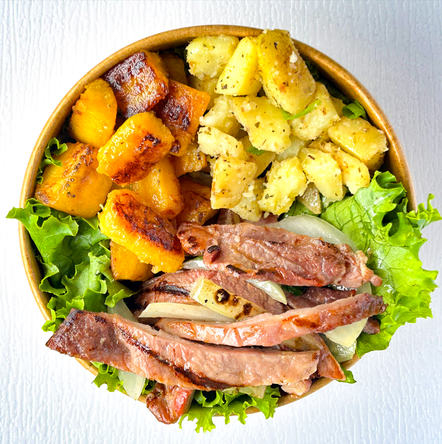 Bowl Fajitas de carne a la parrilla