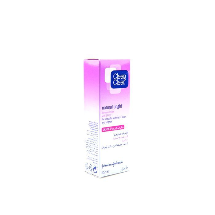 واقي شمس كلين كلير CLEAN CLEAR NATURAL BRIGHT CREAM SPF12	