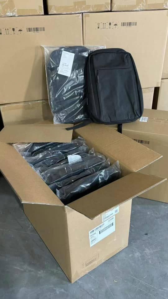 Black backpacks
