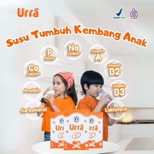 URRA Susu Kambing Saneen Untuk Penambah Berat Badan & Tinggi Badan Anak