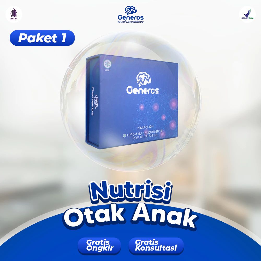 Generos Speech Delay | Atasi Telat Bicara Anak