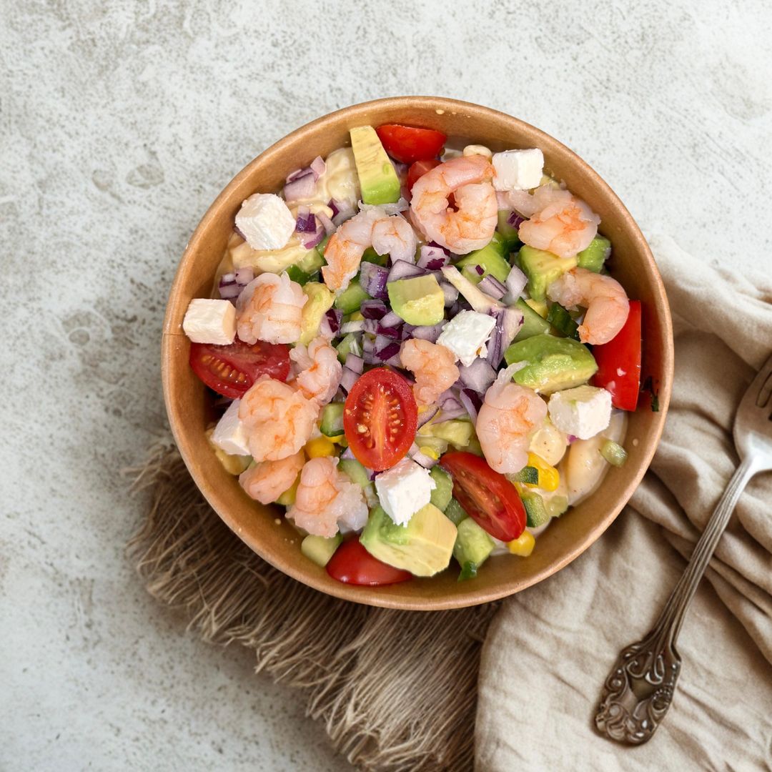 14/04 TUESDAY- PRAWN PASTA SALAD 