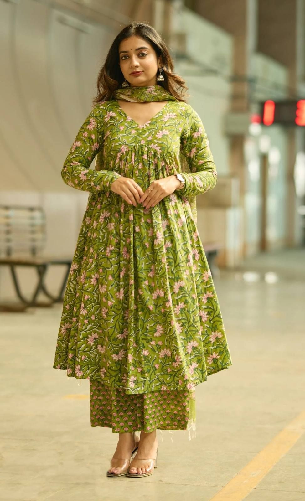 DAILY WEAR ANARKALI FULLSET