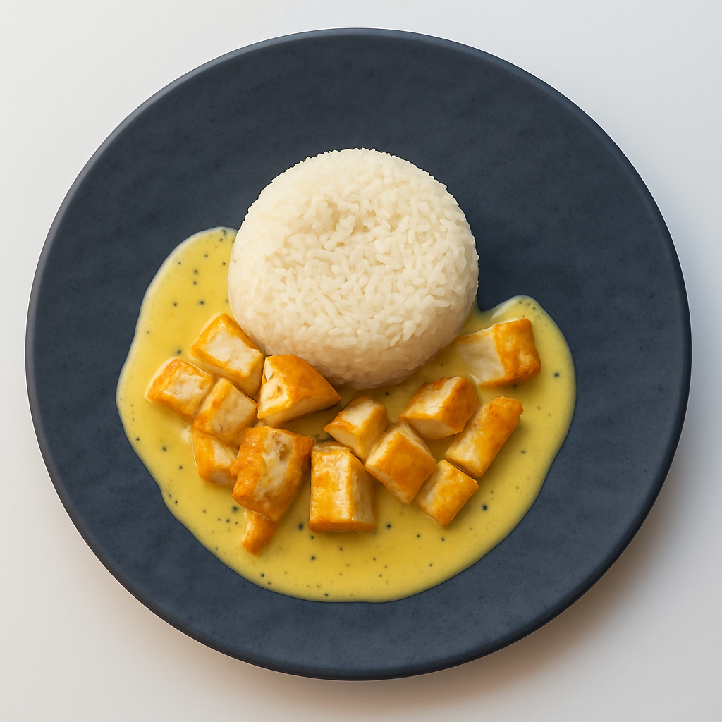 Chicken Katsu Rice - with Buttermilk Sauce