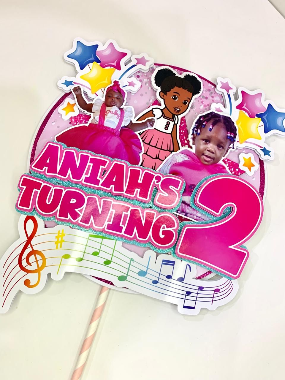 3D CAKE TOPPER