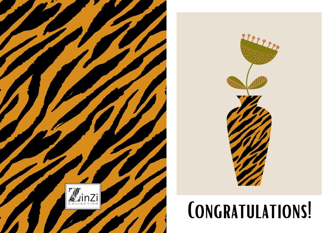 Tiger vase