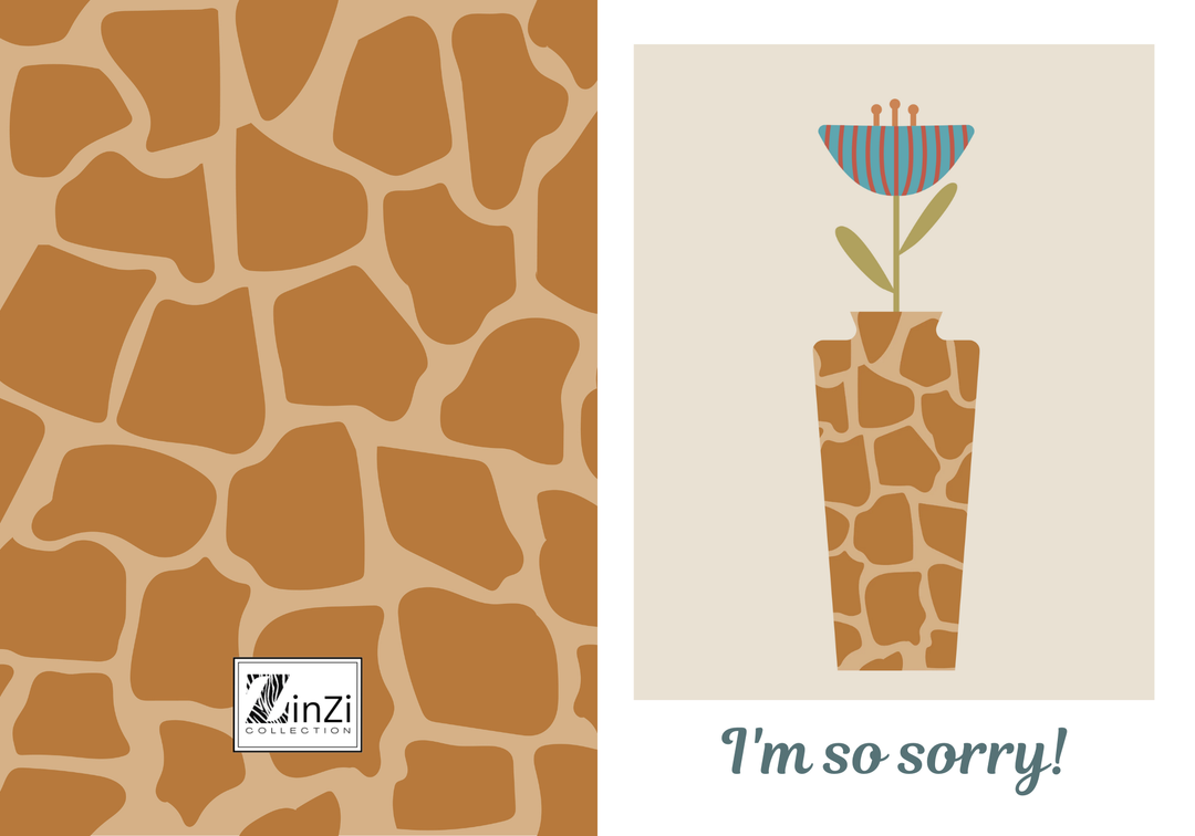 Giraffe vase