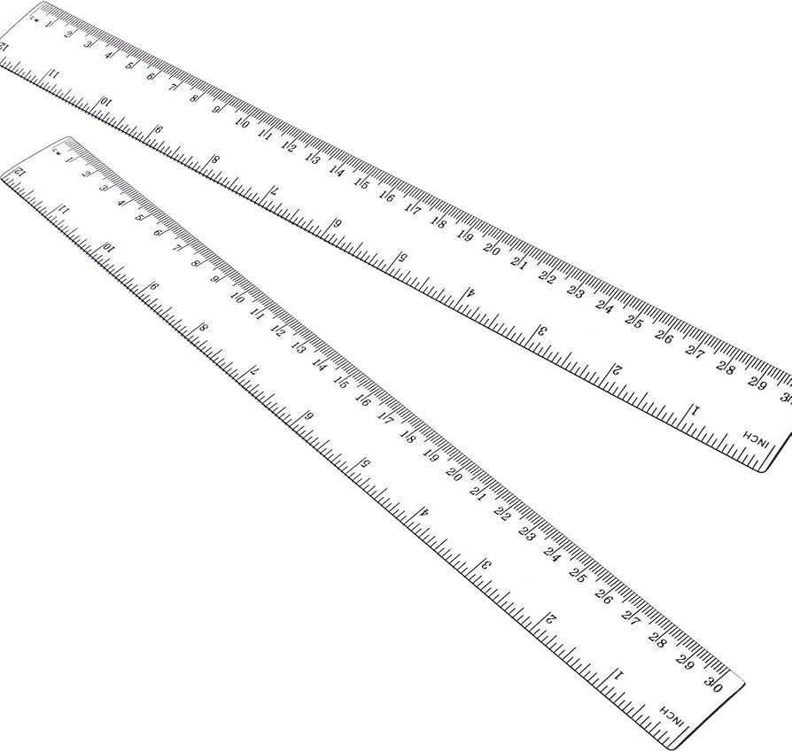 12" Plastic Ruler