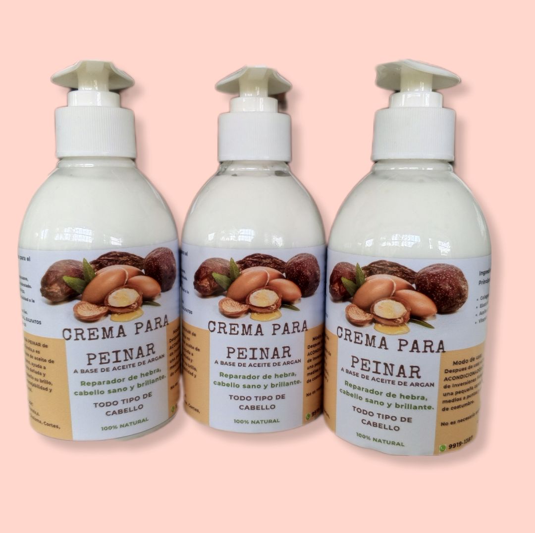Crema para peinar organica