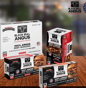 Hamburguesas Black Bull Angus Beef 