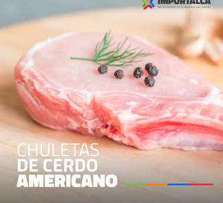 Chuleta de cerdo americana 