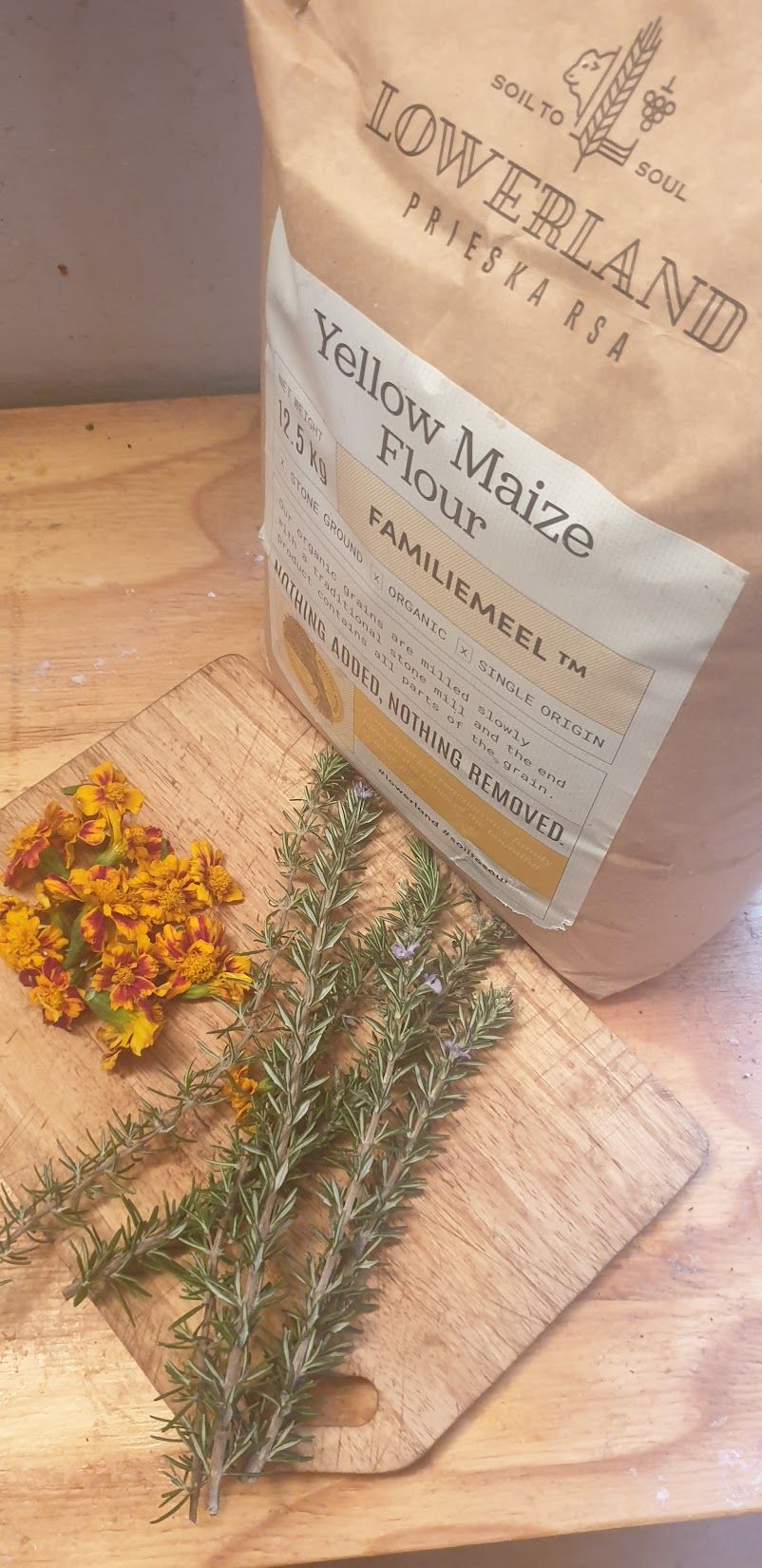 Corn and Rosemary Sourdough