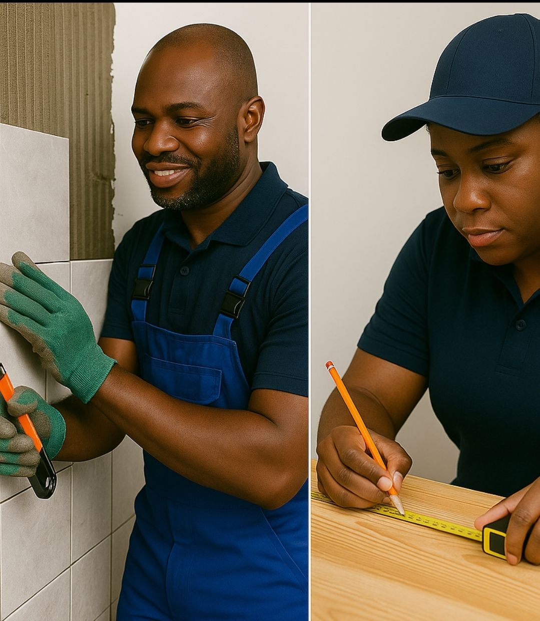 Plumbing, Tiling and Carpentry 