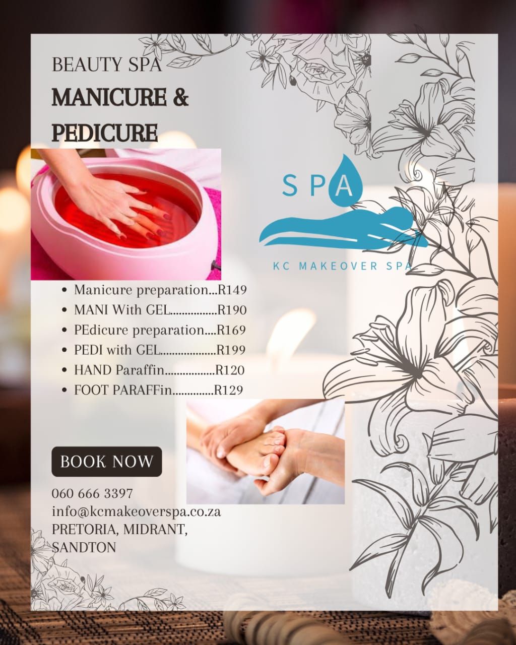 Manicure and pedicure 