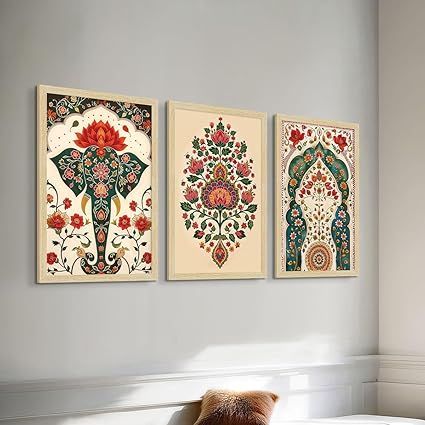 MADHUBANI WALL FRAME 3IN1
