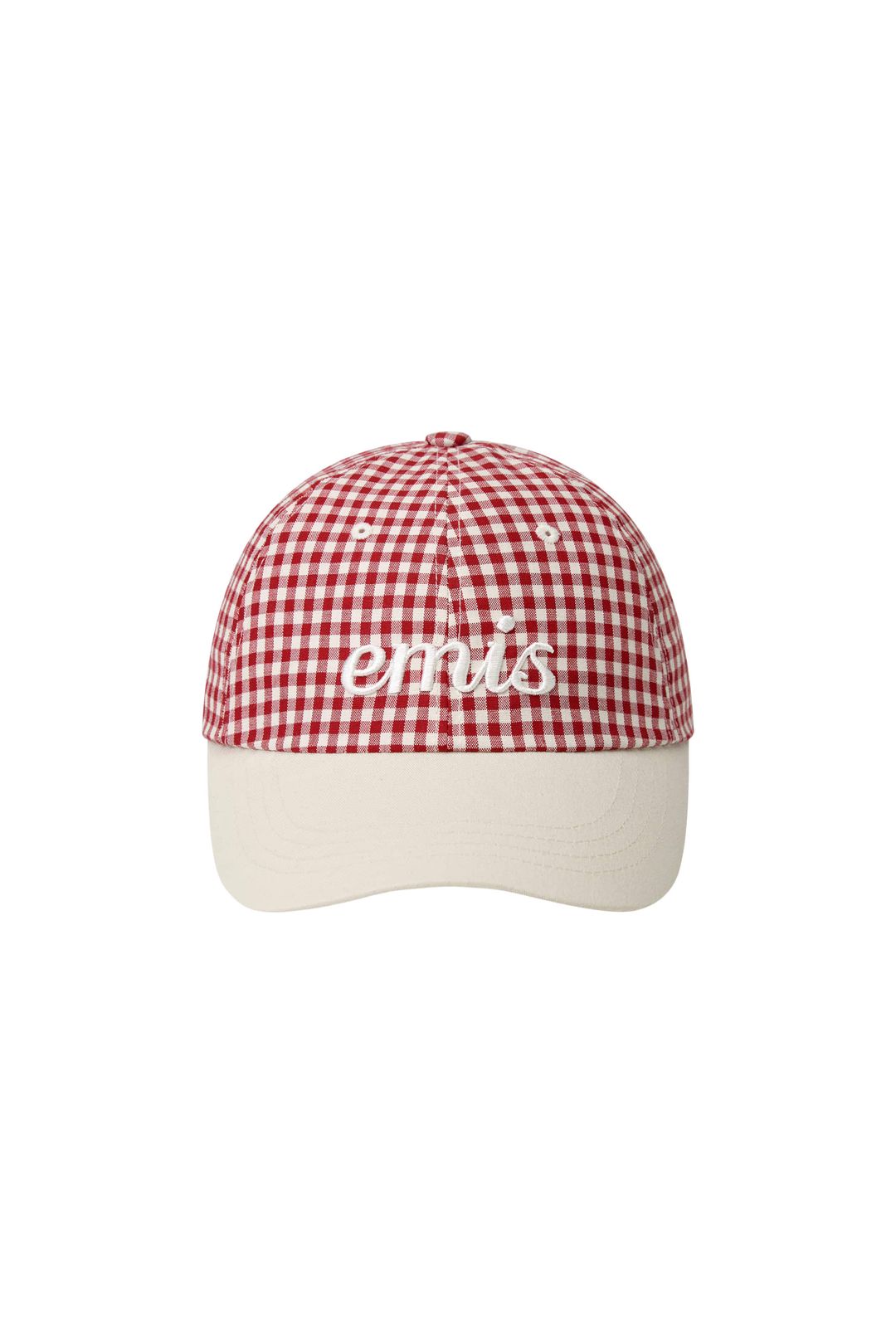 [EMIS] Gingham Check Ball Cap