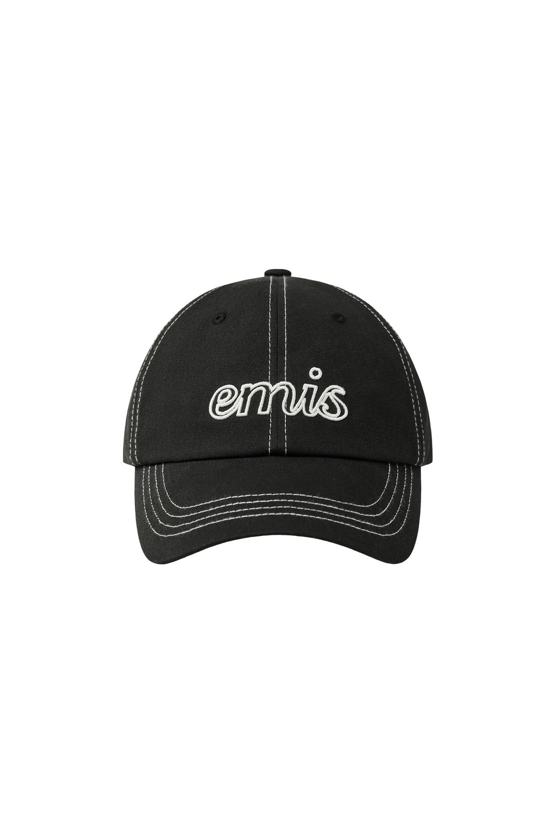 [EMIS] Lettering Logo White Stitch Ball Cap