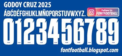 Font Vector Godoy Cruz 2025 kit