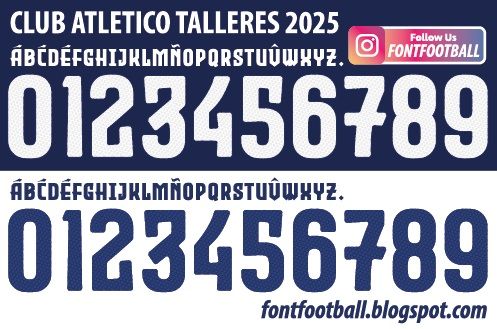 Font Vector Atlético Talleres 2025 kit