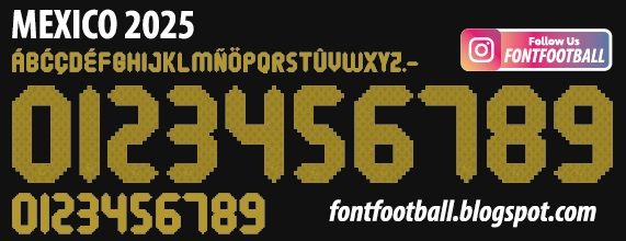 Font Vector Mexico 2025 kit