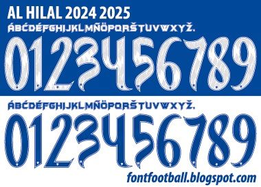 Font Vector AL Hilal FC 2024 2025 kit