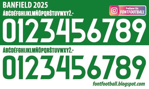 Font Vector Banfield 2025 kit
