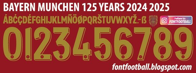 Patch Badge Bayern Munchen 125 Years 2025 Vector