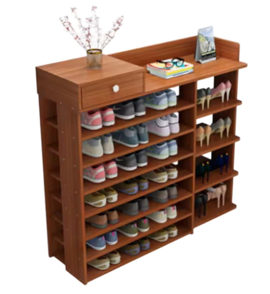 Etagère à chaussures multicouche en bois