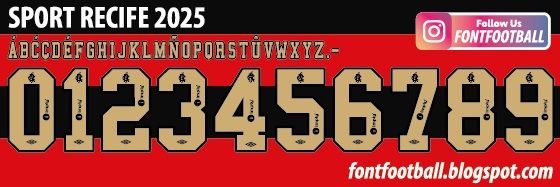 Font Vector Sport Recife 2025 kit