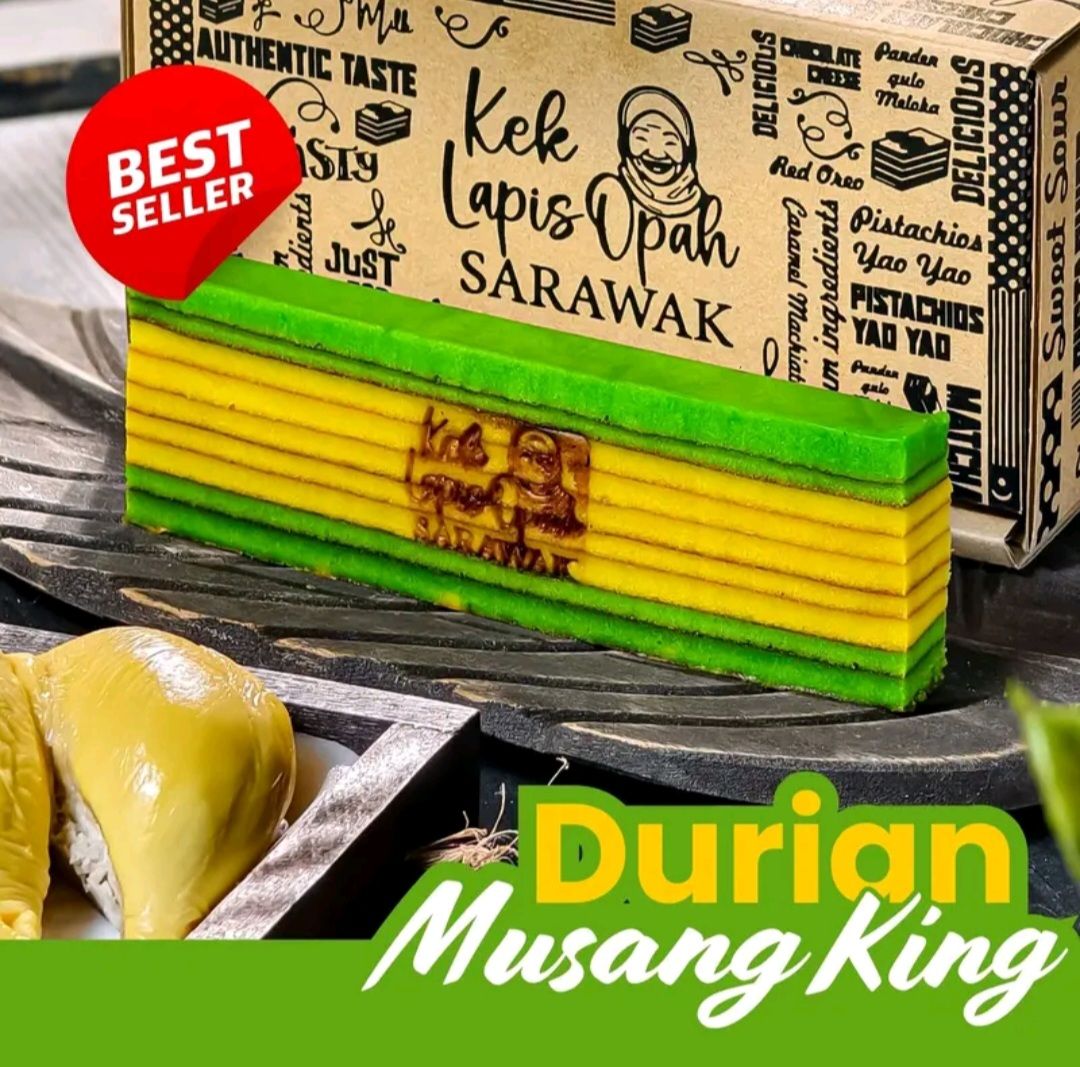 Kek Lapis Opah Sarawak (Durian) 200GM