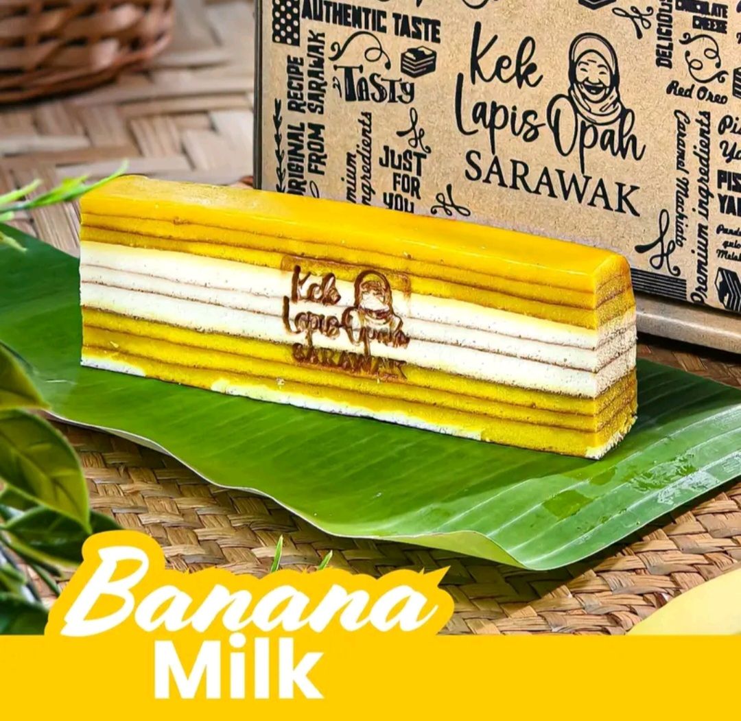 Kek Lapis Opah Sarawak (Banana Milk) 200GM