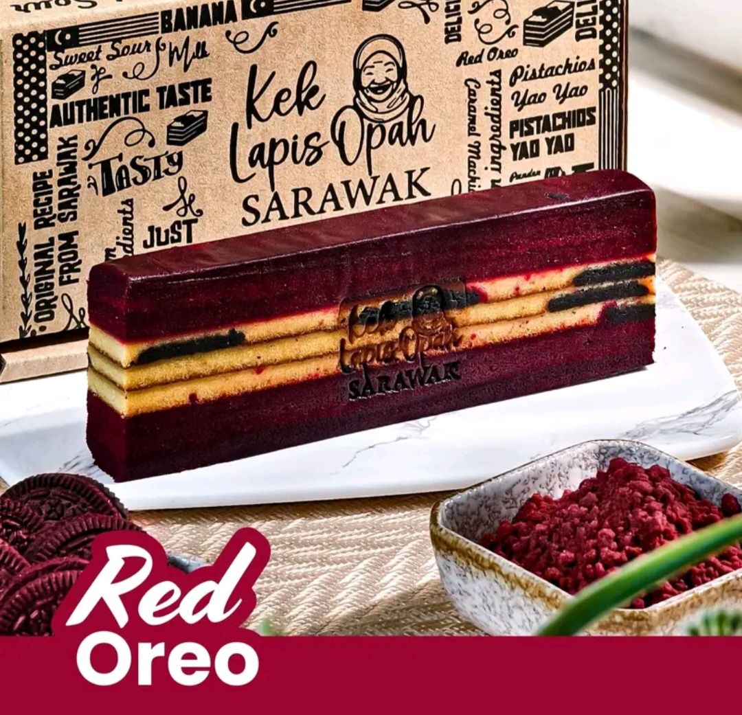 Kek Lapis Opah Sarawak (Red Oreo) 200GM