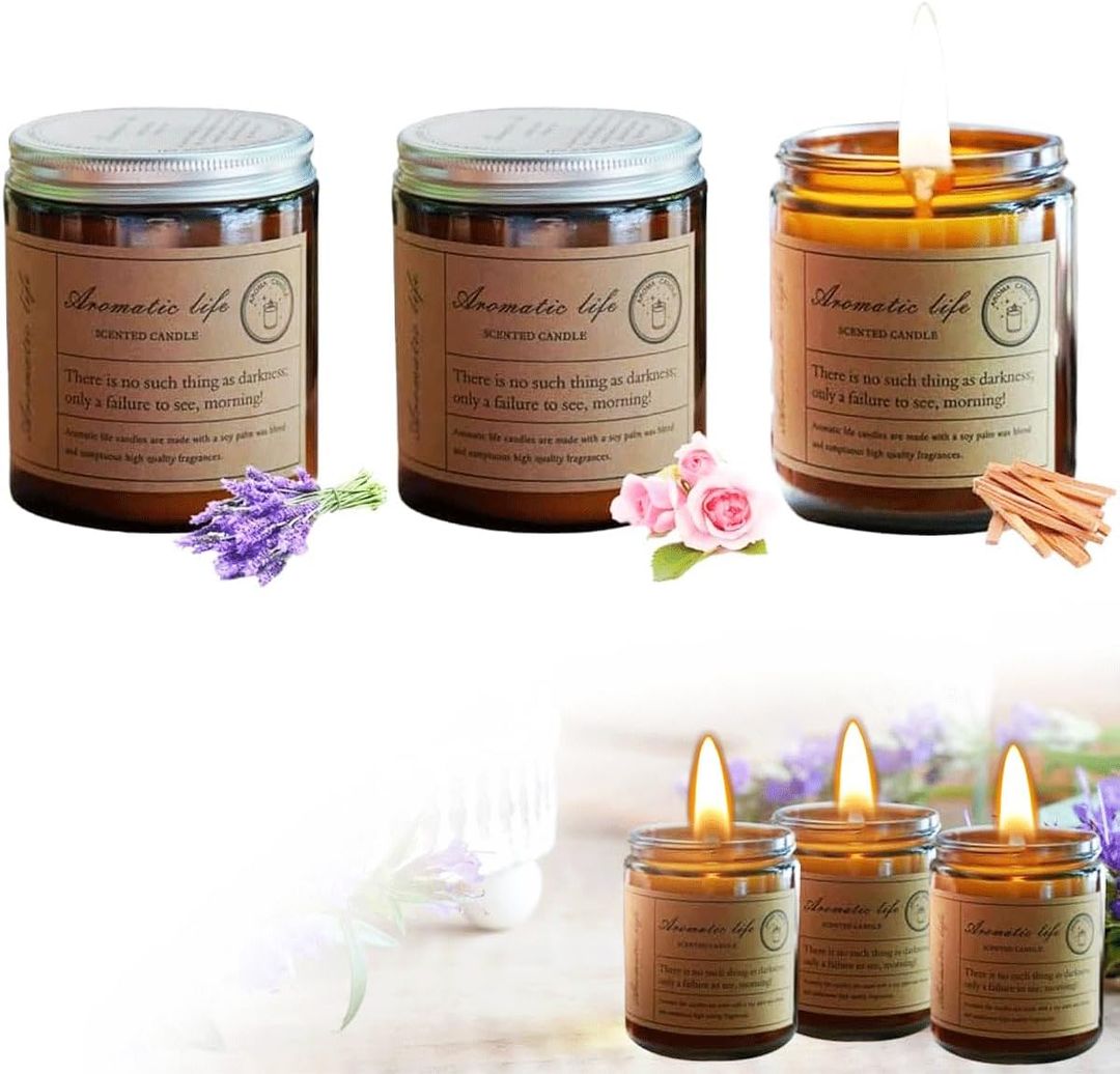 Aromatherapy Scented Candles for Home with a long Burning time and Lasting Fragrance for Girlfriend Teacher and Mom Birthday Present
