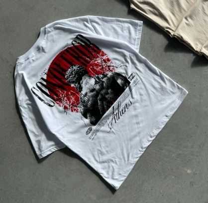 polo overzise conqueror blanco