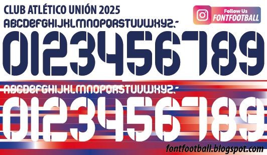 Font Vector Club Atlético Unión 2025 kit