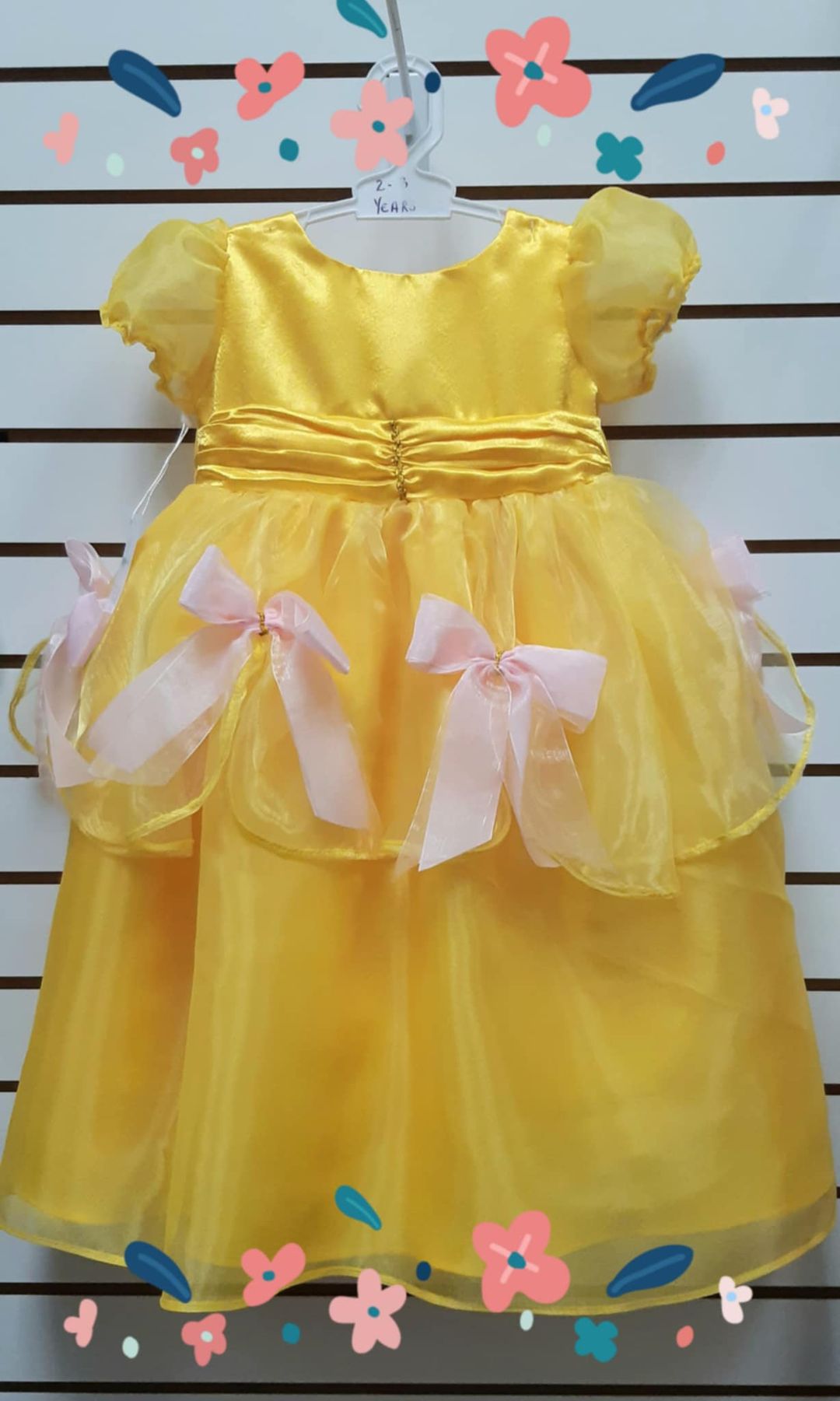 DARLINGS YELLOW PRINCESS DRESS
