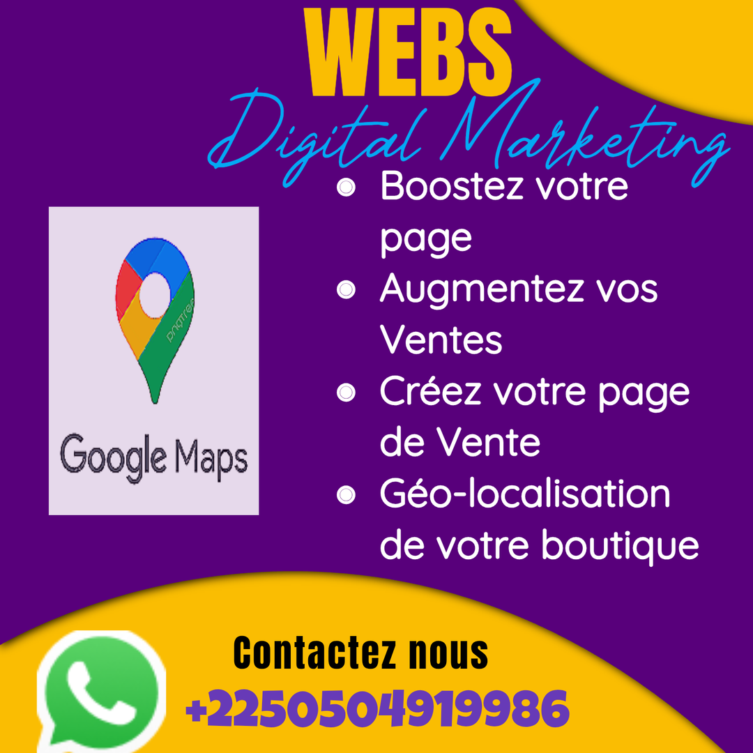 Création de page professionnelle 
