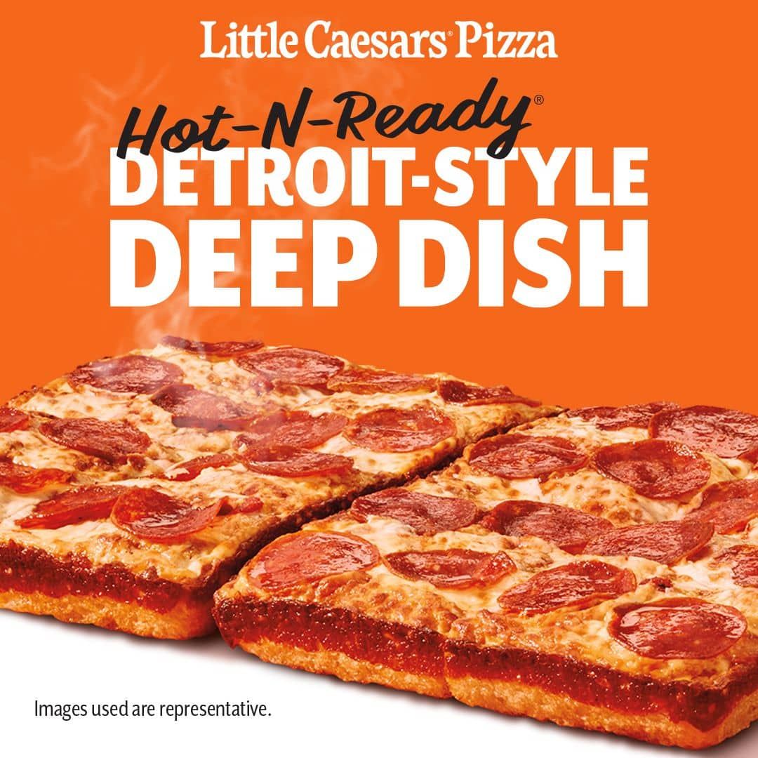 Detroit style deep dish