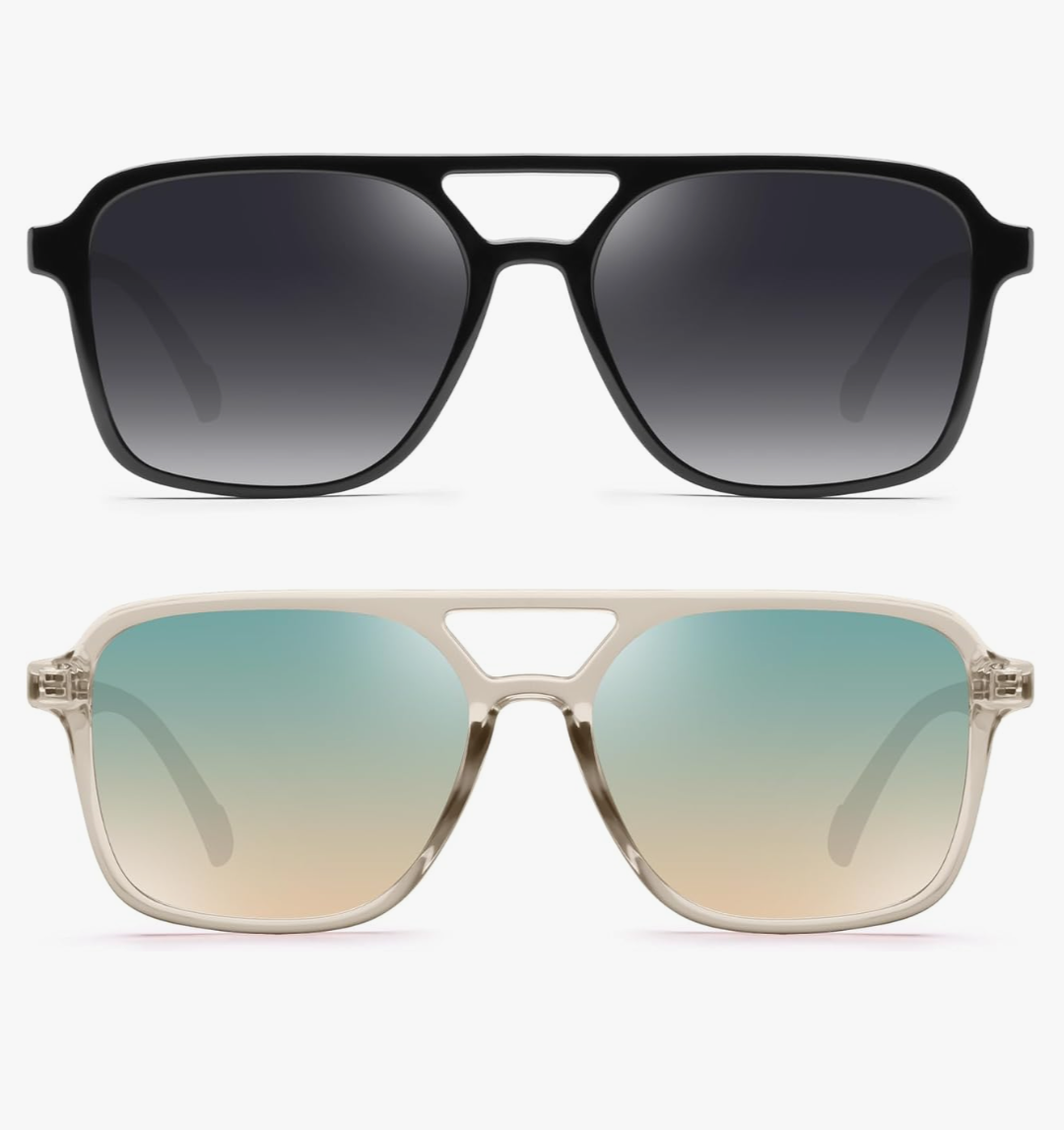 Retro Aviator Sunglasses 