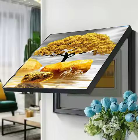 Decorative Painting Switch Box Electric Meter Cover Punch-Free 